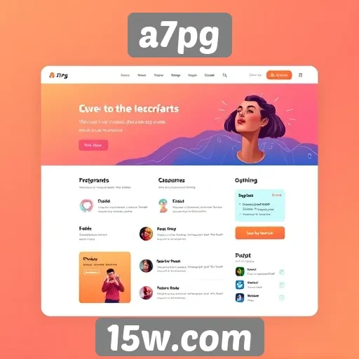 Análise da interface do usuário do site A7pg